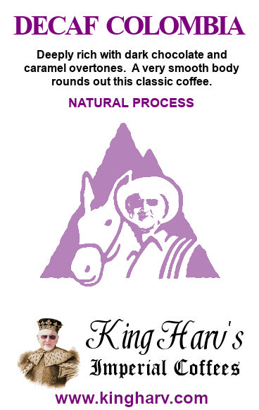 Decaf Colombia 1 lb Organic - FREE SHIPPING