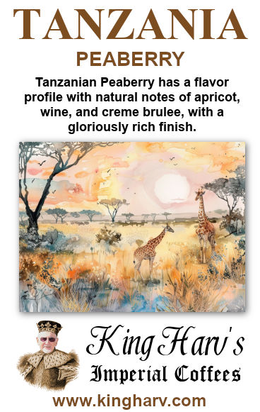 Tanzania Peaberry 1 lb - FREE SHIPPING