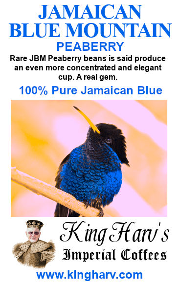 Jamaican Blue Mountain Peaberry 1 lb - FREE SHIPPING