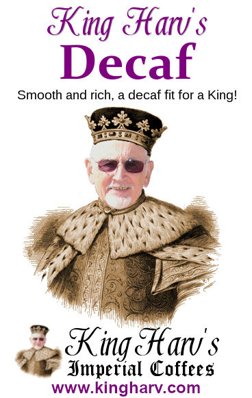 Decaf King Harv 1 lb - FREE SHIPPING