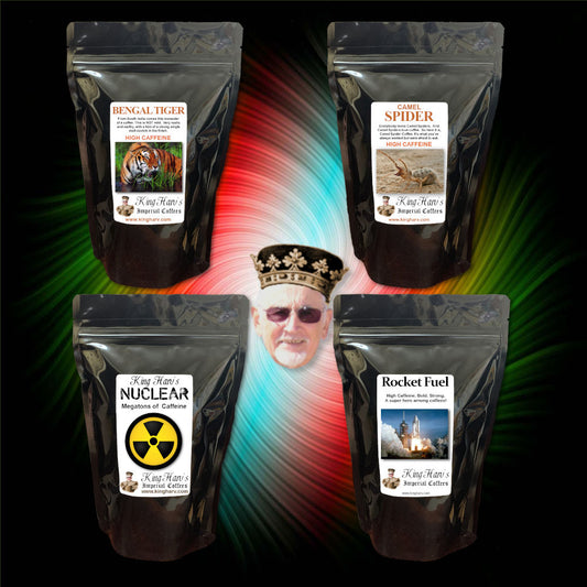 High Caffeine Variety 4 Pack - FREE SHIPPING